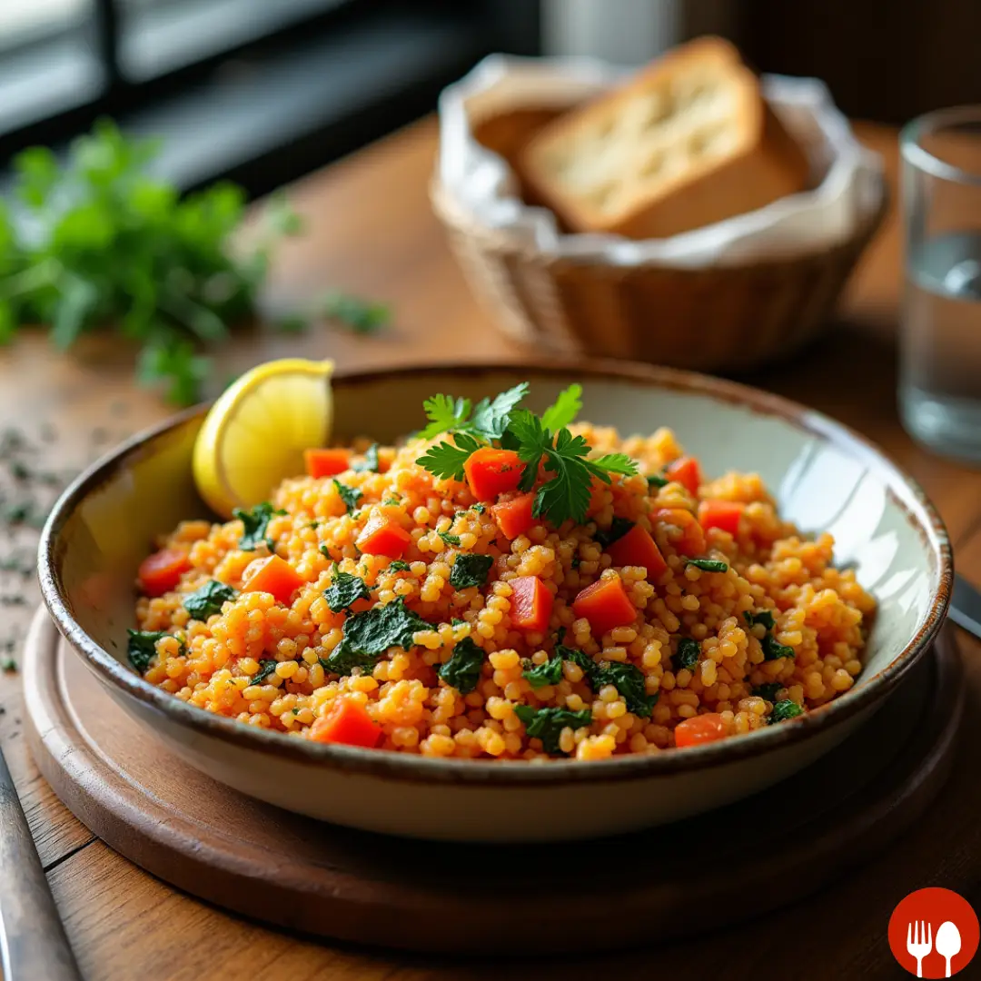 carrot and spinach recipes with couscous and tomatoes