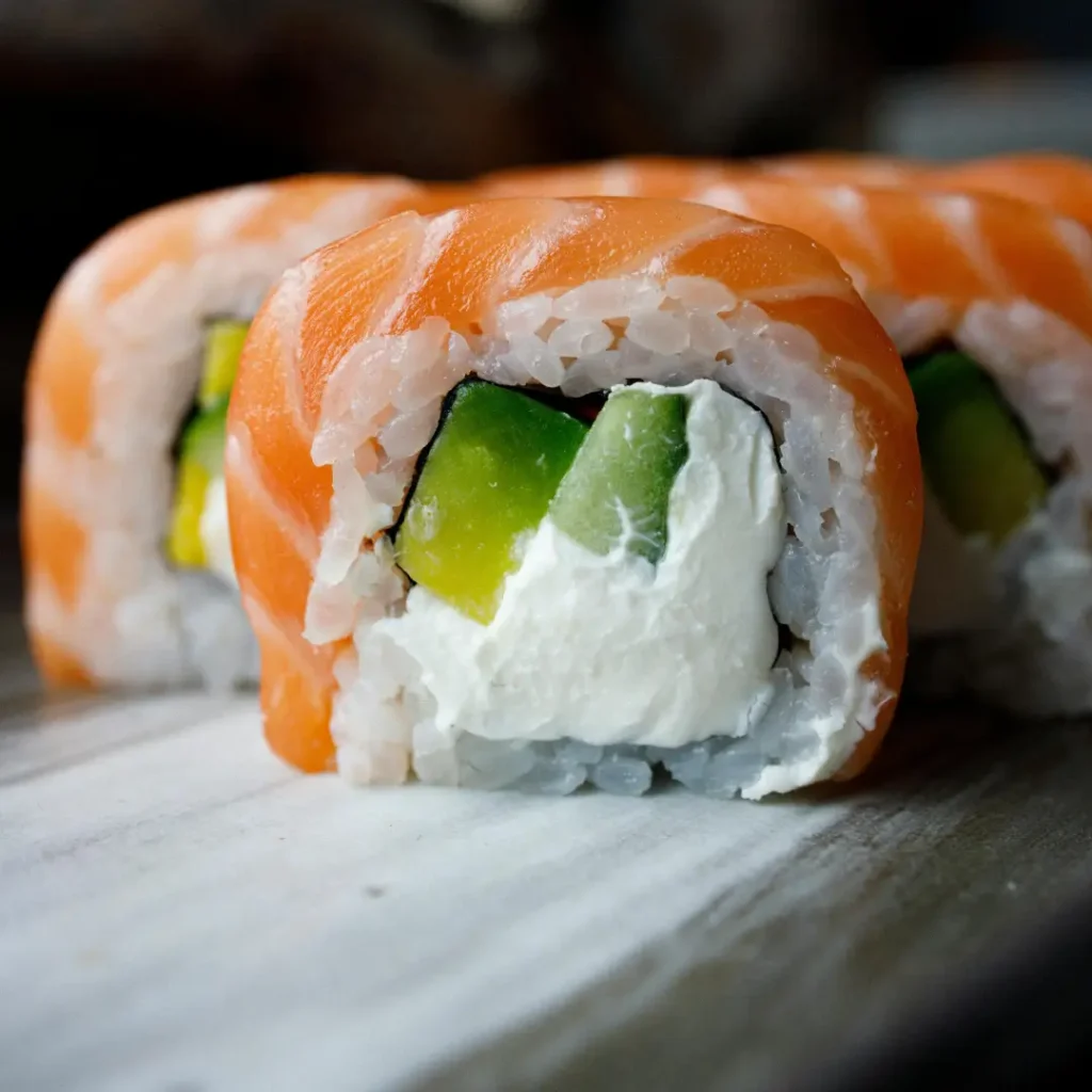 Chatelaine Smoked Salmon Rolls on Cucumber