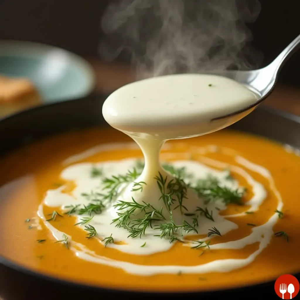 czech soup sour cream and dill recipe