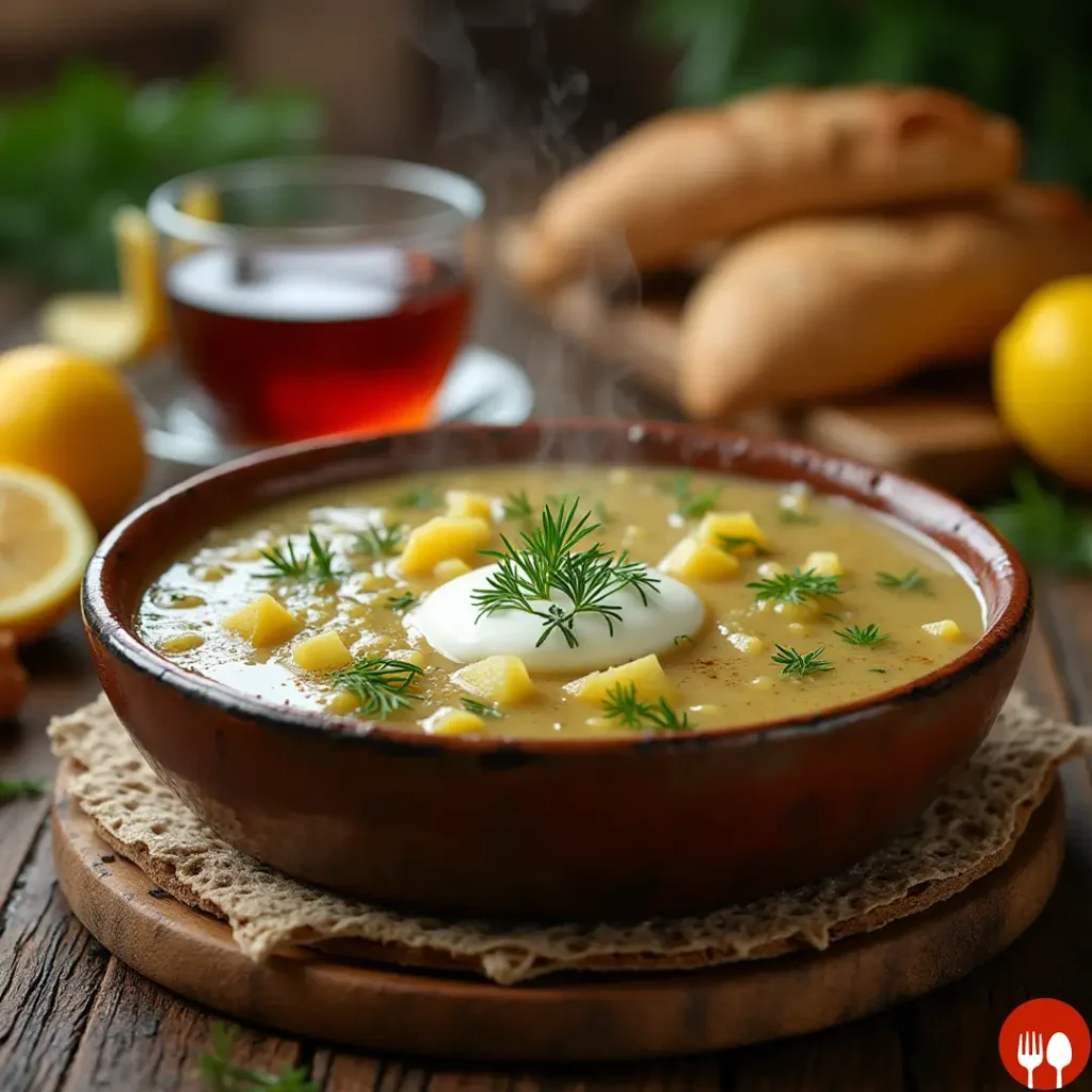 czech soup sour cream and dill recipe