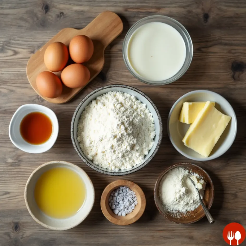 Madeleine Cookies ingredients 