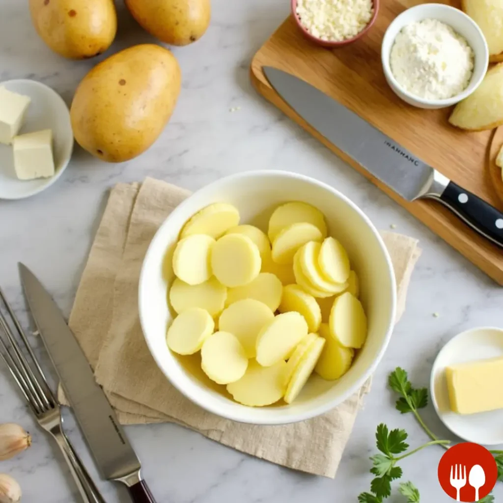 Scalloped Potatoes recipe with Cheese Powder