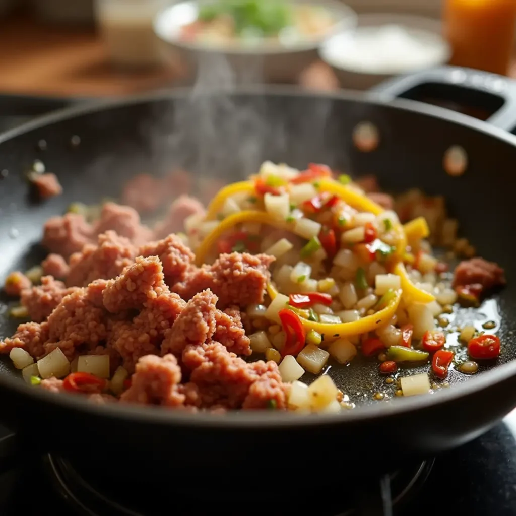 canned corn beef breakfast recipes with no potatoes