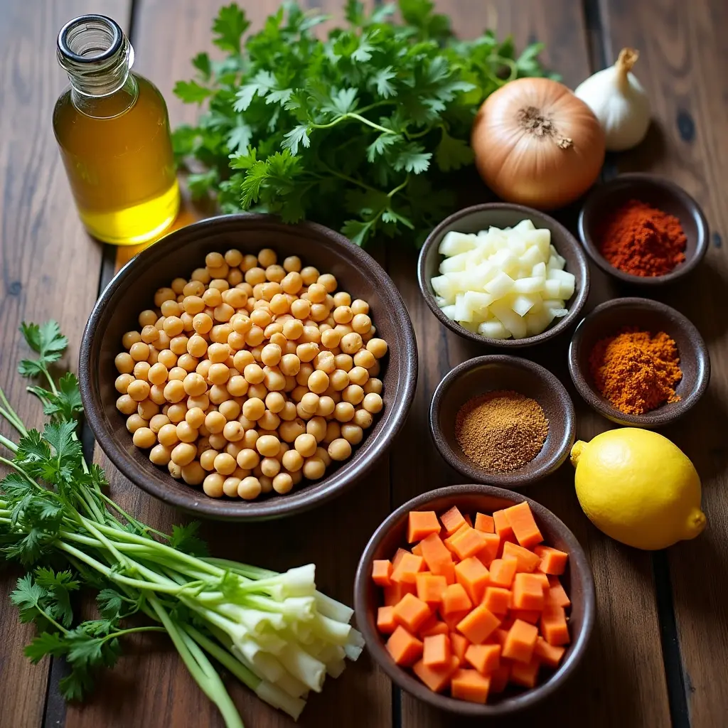 Joan Nathan's Best Chickpea Soup ingredients