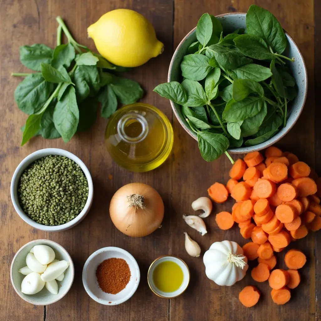 Spinach and Lentil Soup