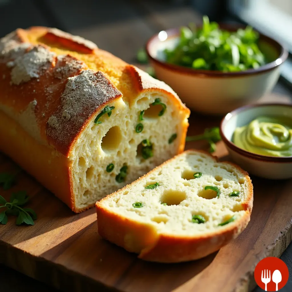 Vegan Jalapeño Cheese Artisan Bread