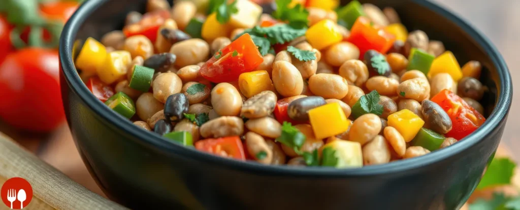 dense bean salad