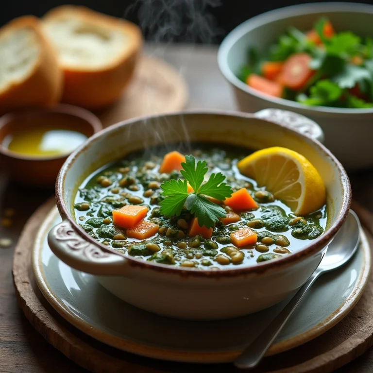 Spinach and Lentil Soup