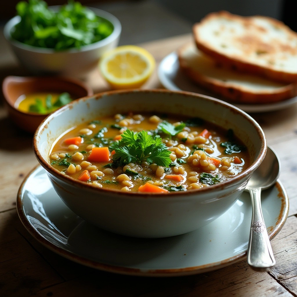 Spinach and Lentil Soup