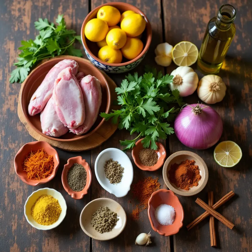 tagine rabbit ingredients 