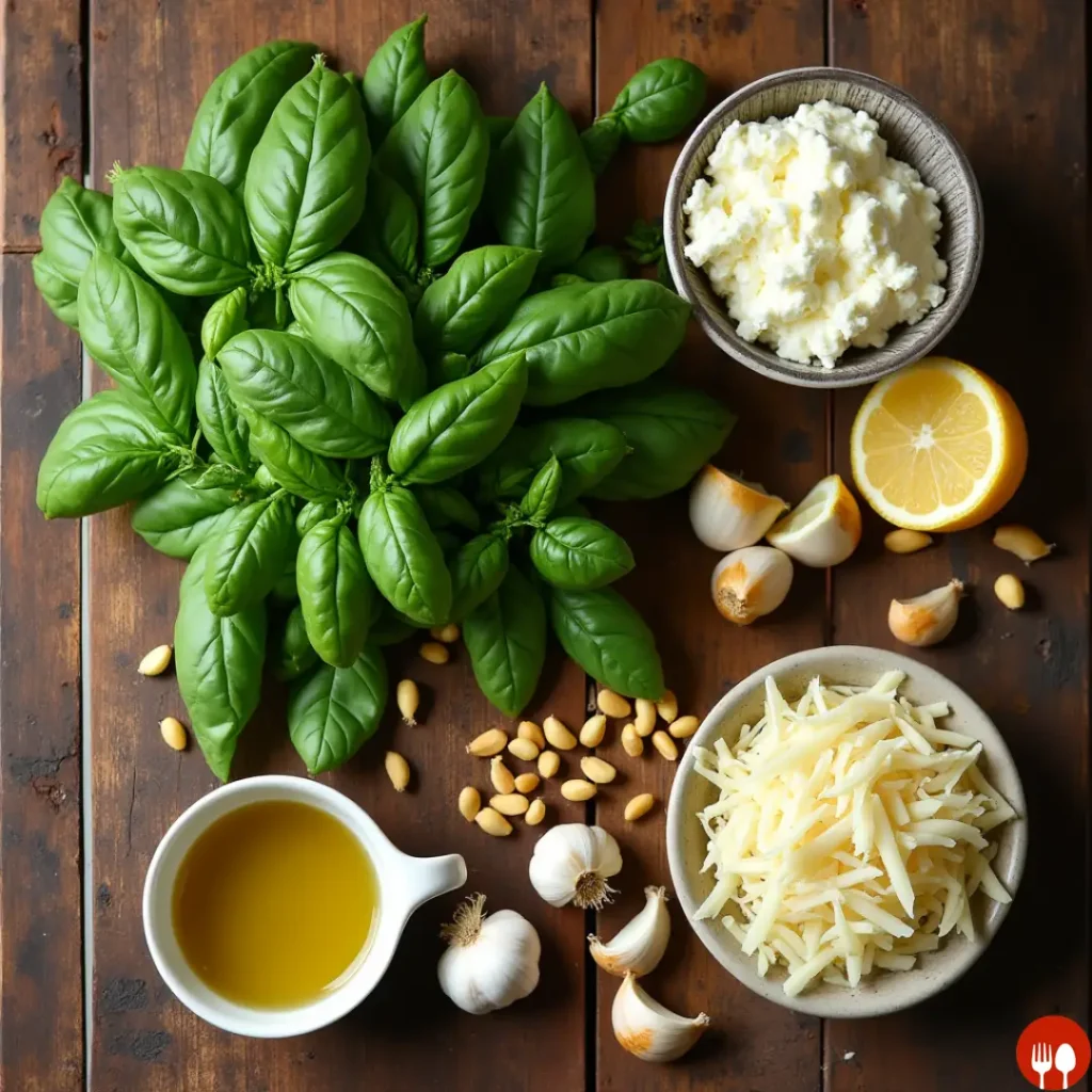 cottage cheese provolone pesto recipe