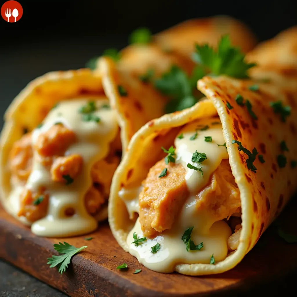 How to Make the Best Cheesy Garlic Chicken Wraps in Just 20 Minutes