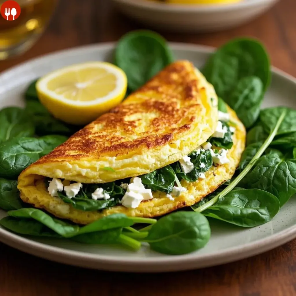 25 Speedy Breakfast Ideas You Can Make in Under 7 Minutes!
15. Spinach & Feta Omelet