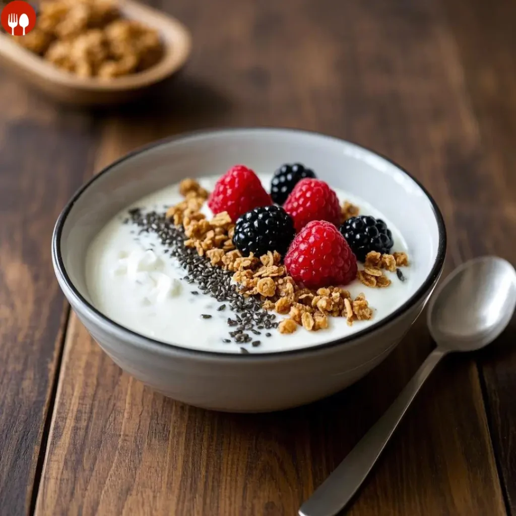 25 Speedy Breakfast Ideas You Can Make in Under 7 Minutes!
21. Coconut Yogurt with Granola