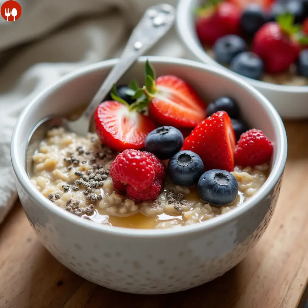 25 Speedy Breakfast Ideas You Can Make in Under 7 Minutes!
4. Microwave Oatmeal with Berries