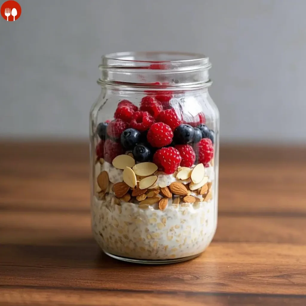 25 Speedy Breakfast Ideas You Can Make in Under 7 Minutes!
14. Berry-Almond Overnight Oats