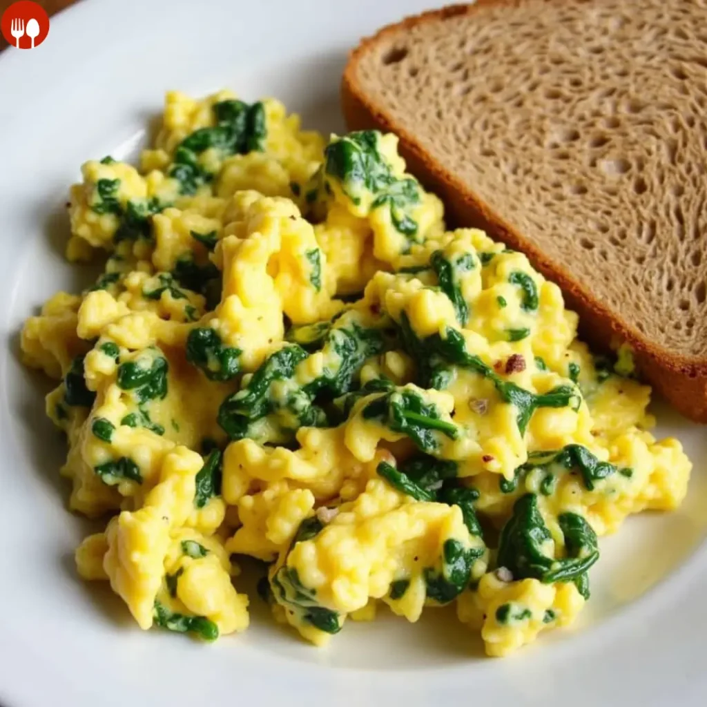 25 Speedy Breakfast Ideas You Can Make in Under 7 Minutes!
5. Scrambled Eggs with Spinach