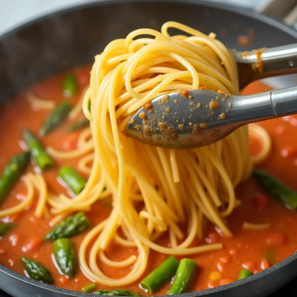 How to Make the Best Asparagus Tomato Pasta in Just 20 Minutes!